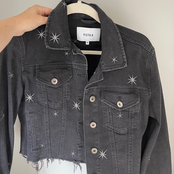 Pistola Black Denim Jacket 